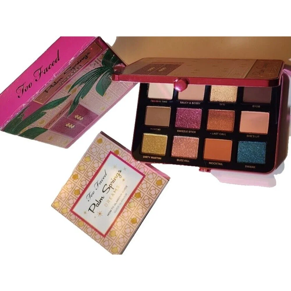 Too Faced Palm Springs Dreams Cocktail Party Eye Shadow Palette 12 Pan Shade NIB